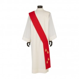 Red Diaconal Stole Holy Spirit