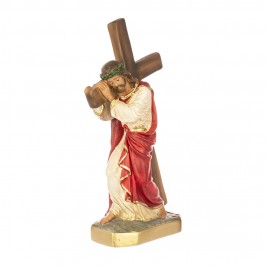 Statua Gesù con Croce in Spalla
