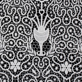 White Macramè Lace Band for...