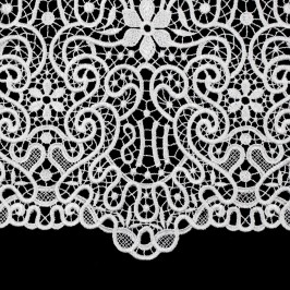 White Macramè Lace Band for...