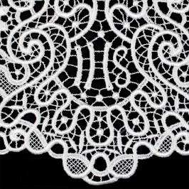 White Macramè Lace Band for...