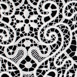 White Macramè Lace Band for...