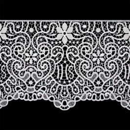 White Macramè Lace Band for...