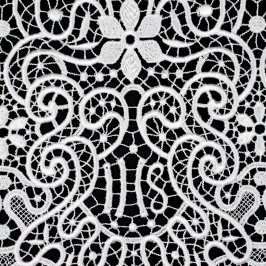 White Macramè Lace Band for...