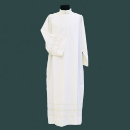 Ivory Alb with Embroidery