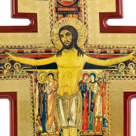 Saint Damian Cross h 40 cm