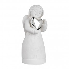 Angel with Heart in Resin