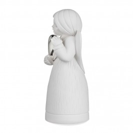Angel with Heart in Resin