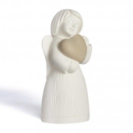 Angel in Resin with Heart