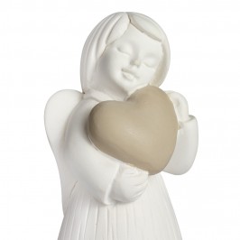 Angel in Resin with Heart