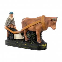 Shepherd with Ox in Plaster...