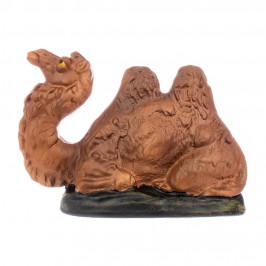 Seated Camel in Plaster 15 cm