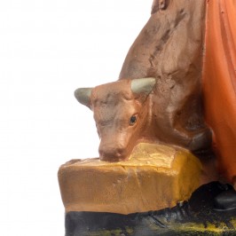 Farmer with Ox in Plaster...