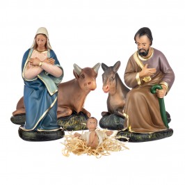 Plaster Nativity Scene 20 cm