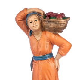 Farmer Woman with Fruit...