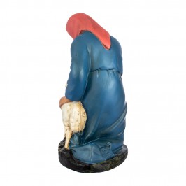 Farmer Woman with Sheep in...