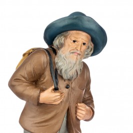 Old Man Plaster Nativity...