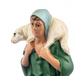 Shepherd with Lamb in...