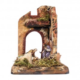 Handcrafted Nativity Stable