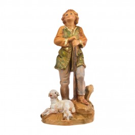 Shepherd with Stick and...