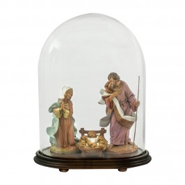 Glass Dome with Oval Base...