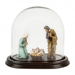 Glass Bell with Oval Base...