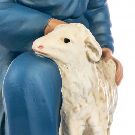 Farmer Woman with Sheep in...