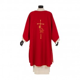 Red Dalmatic with Embroidery