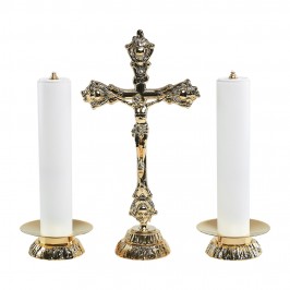 Altar Set in Brass
