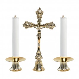 Altar Set Made of Brass