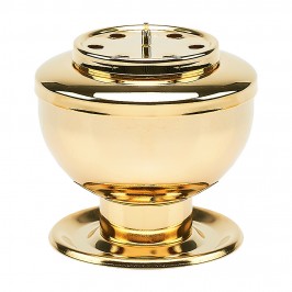 Incense Burner in Golden Brass