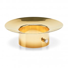 Candle Holder in Golden Brass