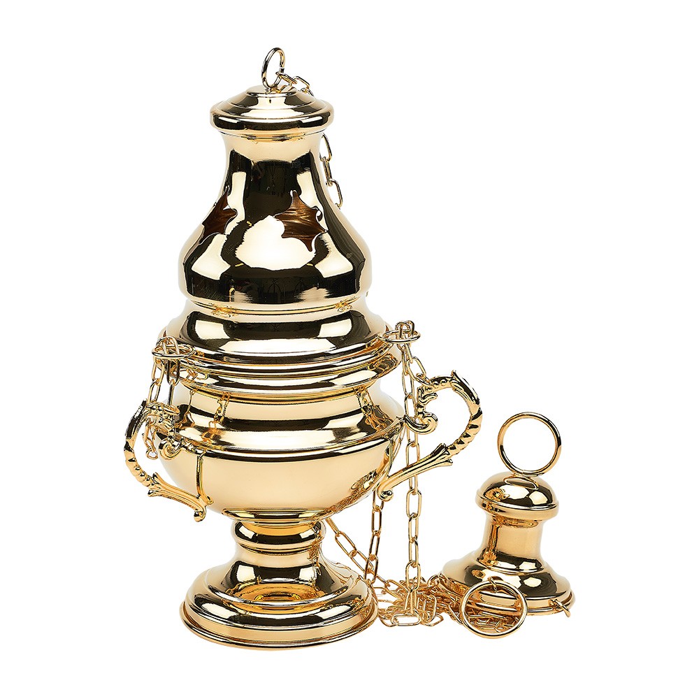 Classic thurible in brass