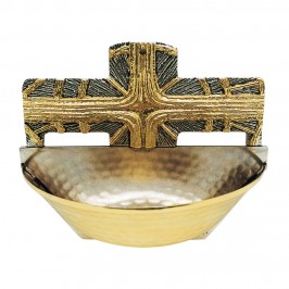 Brass Holy Water Font with...