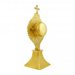 Reliquary in Golden Brass