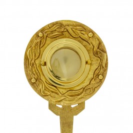 Reliquary in Golden Brass