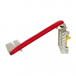 Book Stand in Two-tone Brass