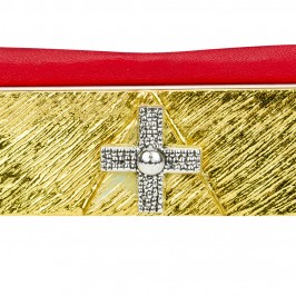 Book Stand in Two-tone Brass