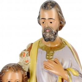 Holy Family Statue in Plaster