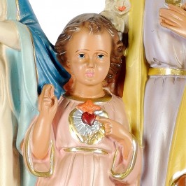 Holy Family Statue in Plaster