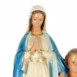 Holy Family Statue in Plaster