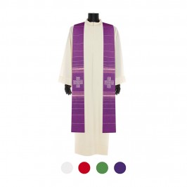 Stole with Embroidered...