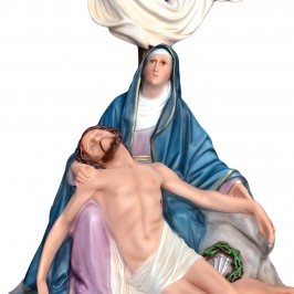 Pietà Statue in Resin h 60 cm