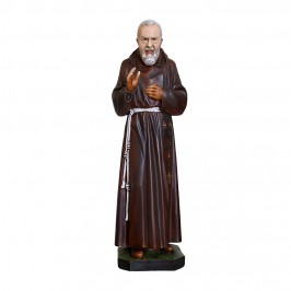 Saint Pio Resin Statue h 80 cm