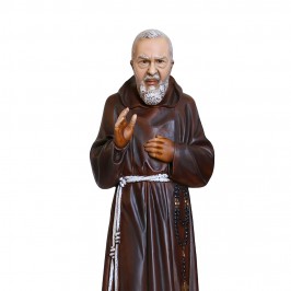 Saint Pio Resin Statue h 80 cm