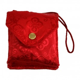 Pyx Holder in Red Satin
