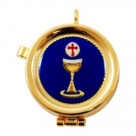 Pyx Holder in Yellow Satin