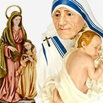 Statues of Female Saints